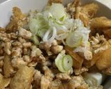 鳥そぼろと油揚げの納豆豆腐丼作り方6写真