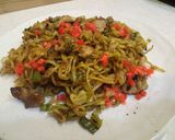 白ねぎ　豚肉　焼き中華麺作り方9写真