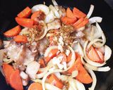 豚バラ肉の醤油マスタード炒め作り方4写真