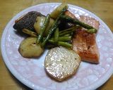 鮭とじゃが芋とアスパラのバター炒め作り方6写真