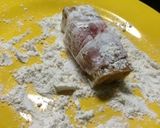 豚バラぐるぐる厚揚げとんかつ作り方5写真