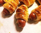 余ったパイシートで作るソーセージパイ作り方6写真
