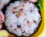 簡単おサルｻﾝ弁当・時短作り方1写真
