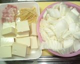 白菜と豆腐のタラコ炒め作り方1写真
