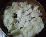 白菜と豆腐のタラコ炒め作り方2写真