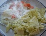 キャベツと竹輪のチャーハン作り方1写真