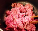 しめじと豆腐と豚ひき肉作り方1写真