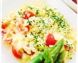 ふわふわ♪スクランブルブルエッグ&チーズ作り方5写真