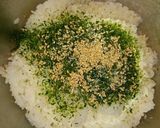 韓国風☆青のりとゴマの混ぜご飯☆お弁当に作り方1写真