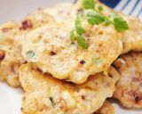 うま味たっぷり♪長芋入りいかのお好み焼き作り方6写真