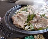ストウブでもやし・れんこん・大葉豚肉蒸し作り方4写真