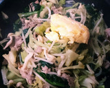 ちぢみほうれん草とキャベツの卵野菜炒め作り方7写真