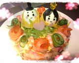 ひな祭り ちらし寿司ケーキ(^^)作り方9写真