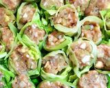レンジで！キャベツ皮のねぎ生姜しゅうまい作り方8写真