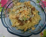 栄養満点！納豆サラダ乗せ冷やし中華作り方4写真