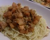 冷やし中華乾麺で♪ツナトマト麺作り方4写真