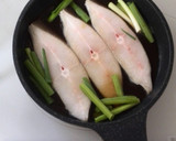 生姜無し☆子供用にカレイの煮付けinネギ作り方3写真