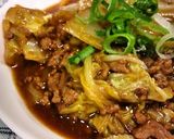 ちょっと本格的な麻婆白菜(๑◔‿◔๑)作り方7写真