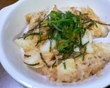 明太子入り山芋鉄板作り方5写真