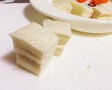 *離乳食 手づかみ*簡単チーズサンド♪作り方4写真