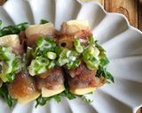 ネギ塩だれ＊高野豆腐巻き牛肉のステーキ作り方7写真