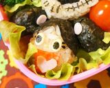 キャラ弁☆わしも＆ひよちゃんおにぎり弁当作り方6写真