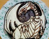 ブルーアイズのザッハトルテケーキ作り方17写真