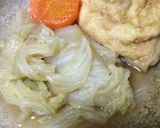 優し〜い味♡⑤白菜,餅巾着,人参の煮物作り方5写真