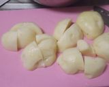 じゃがいもと鶏皮の煮込み作り方2写真