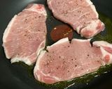 フライパンひとつ　ポークソテー杏ソース作り方2写真