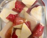 鶏肉と薩摩芋の甘酢。作り方1写真