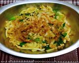ちくわとネギの焼きうどん カレー風味作り方7写真
