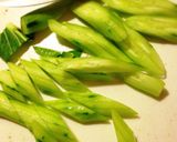 きゅうりの鶏ガラあんかけ作り方1写真