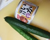 簡単イカの缶詰でキュウリ和え作り方1写真