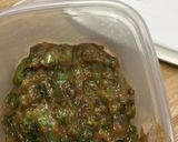 ふきのとう味噌で・菜の花のみそ汁作り方1写真