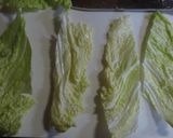 斜め切り白菜を白菜で巻いて豚肉でも巻く作り方1写真