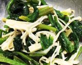 辛子酢味噌和え！ほうれん草とえのき作り方2写真