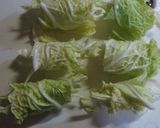 斜め切り白菜を白菜で巻いて豚肉でも巻く作り方5写真