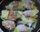 斜め切り白菜を白菜で巻いて豚肉でも巻く作り方7写真
