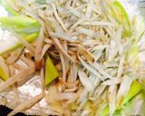 腸活♡肉みそごぼうサラダ♡焦がし油がけ作り方4写真