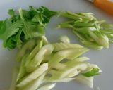 大量消費！セロリ＆葉丸ごとキンピラ♡作り方2写真