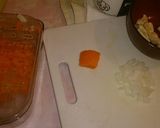 ワンちゃんの野菜とむね肉のリゾット風作り方1写真