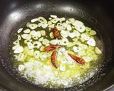 水菜とシラスのペペロンチーノ♪作り方3写真