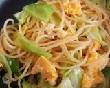 たらことキャベツのパスタ作り方8写真