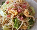 たらことキャベツのパスタ作り方9写真