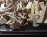 ささ身ときのこのクリームパスタ作り方2写真