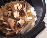 麺つゆだけ！まいたけ炊き込みご飯作り方2写真