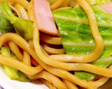 冷蔵庫の残り物で作る、簡単焼きうどん☆作り方5写真