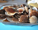　ベビーホタテのスープスパゲティ 　　　作り方1写真