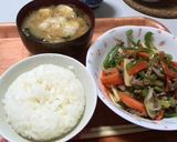 挽き肉の野菜炒めさん☆作り方3写真